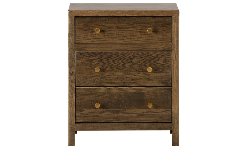 Prairie 3-Drawer Nightstand